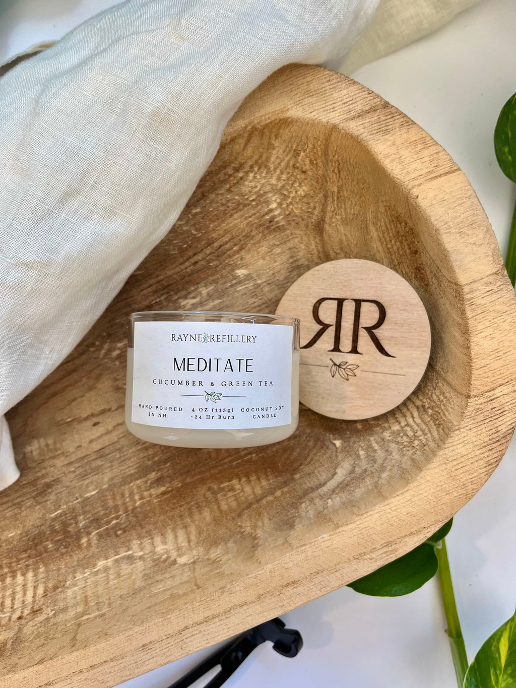 Meditate – Luxury Clean Burning Coconut Soy Candle
