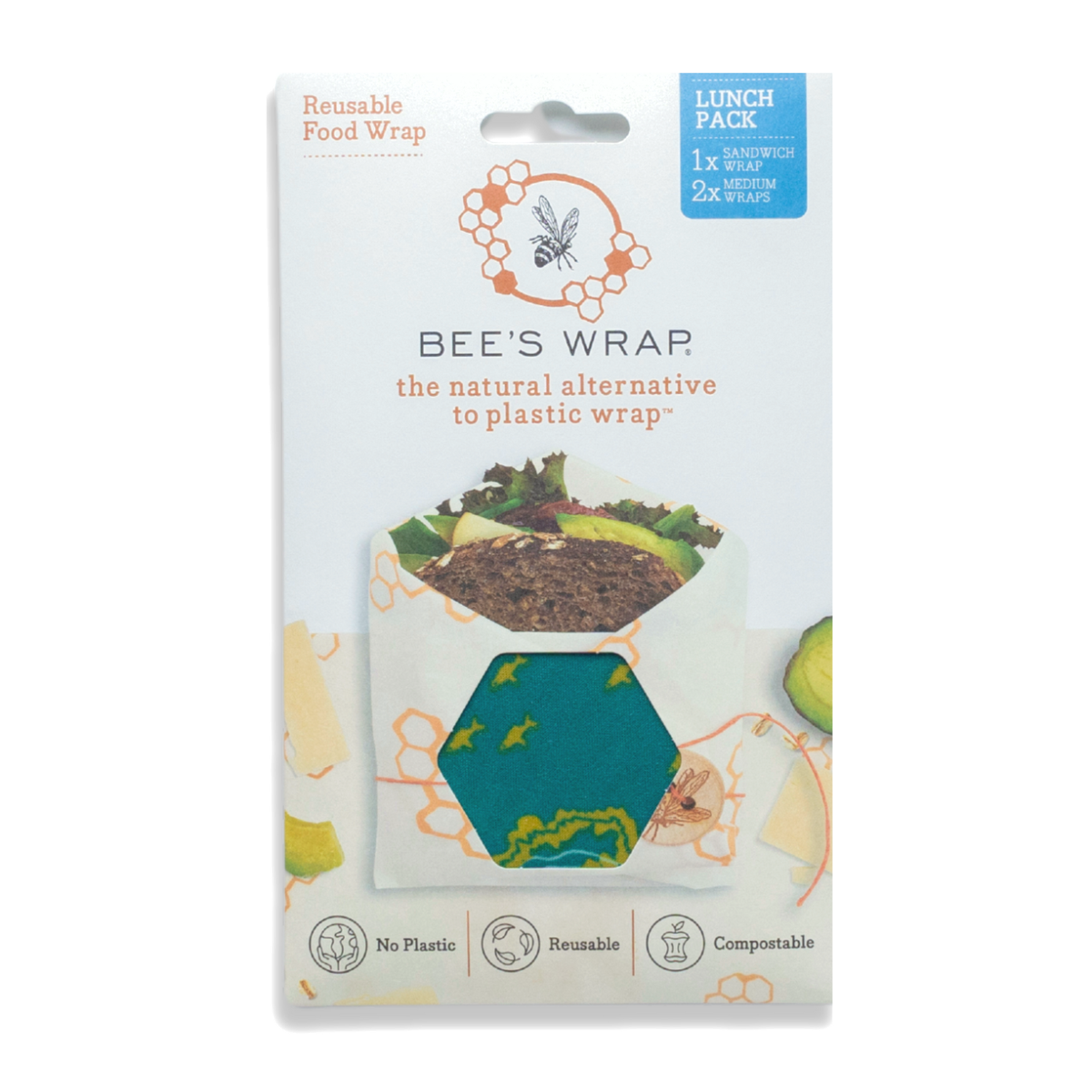 Bee's Wrap - Lunch Pack - Oceans Print